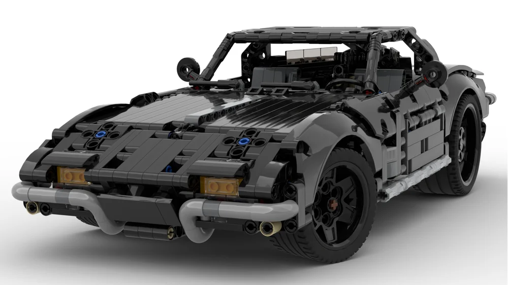 

Building Blocks 1 11 Scale Car Model 1227 Pieces MOC 1963 Creative Construction Toys For Adults And Boys