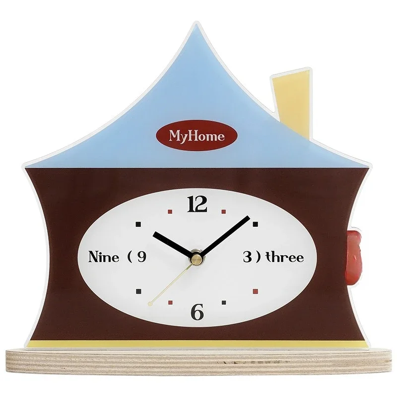

Entry porch clock creative ornament home pendulum table clock ornament
