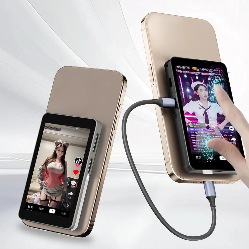 dispositivo-para-compartir-voz-con-pantalla-tactil-para-telefono-inteligente-pantalla-para-selfie-multifuncional-magnetica-con-camara-trasera-maquina-auxiliar-de-transmision-en-vivo