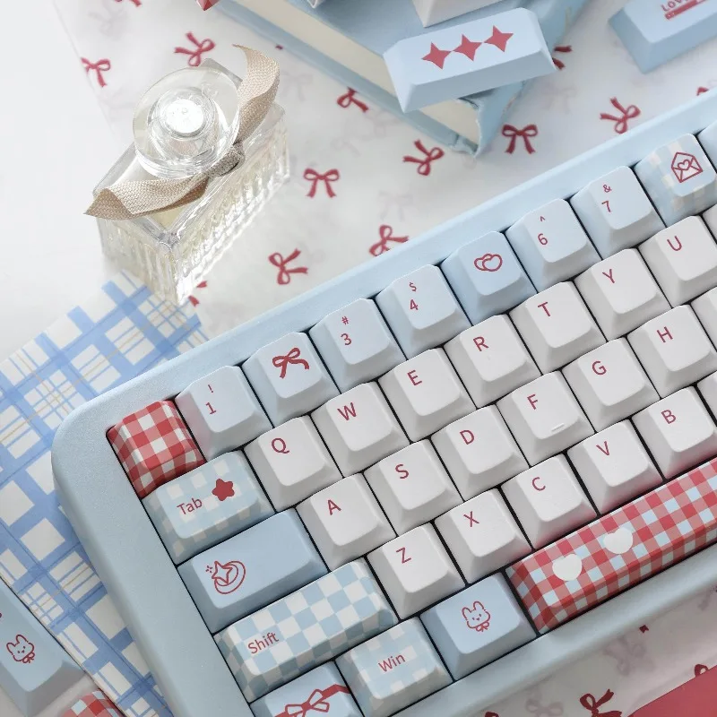 Summer Interweaves Theme Keycaps Set Customized PBT Sublimation SOA Profile Keyboard Cap for Mechanical Keyboard Accessories