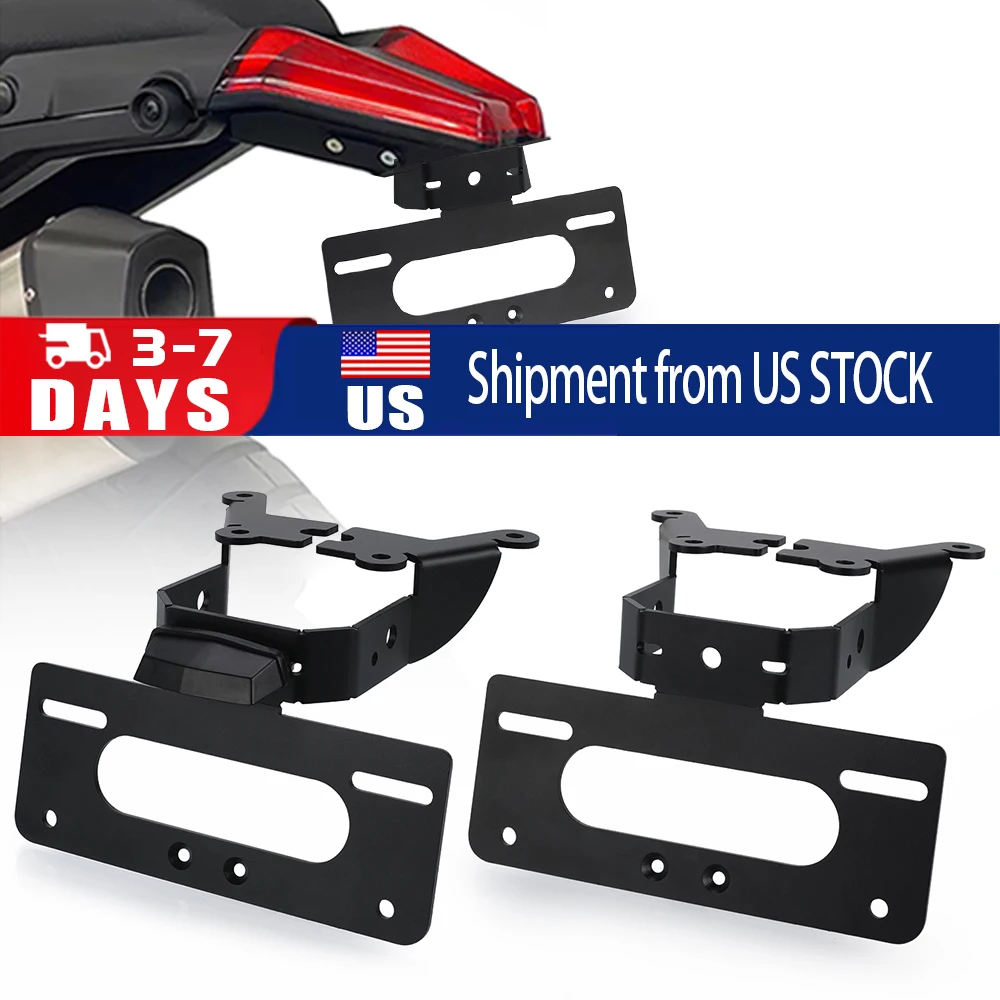 FOR SV650 ABS SV650X Cafe 2017 - 2023 2022 Motorcycle SV650X License Plate Holder Bracket Rear Tail Tidy Fender Eliminator Kit