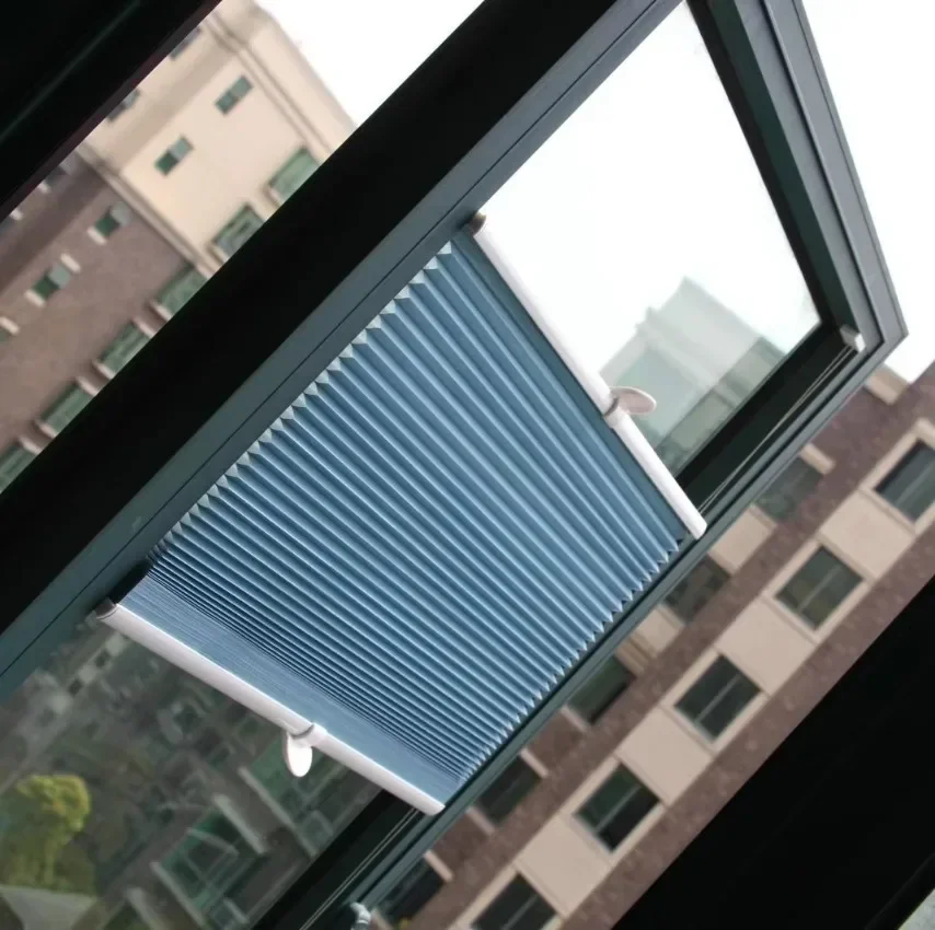 الموضة الحديثة اللاسلكية الأعلى أسفل أسفل أسفل الظل الخلوي نصف/تعتيم كامل مخصص نافذة العسل ظلال نافذة الستائر