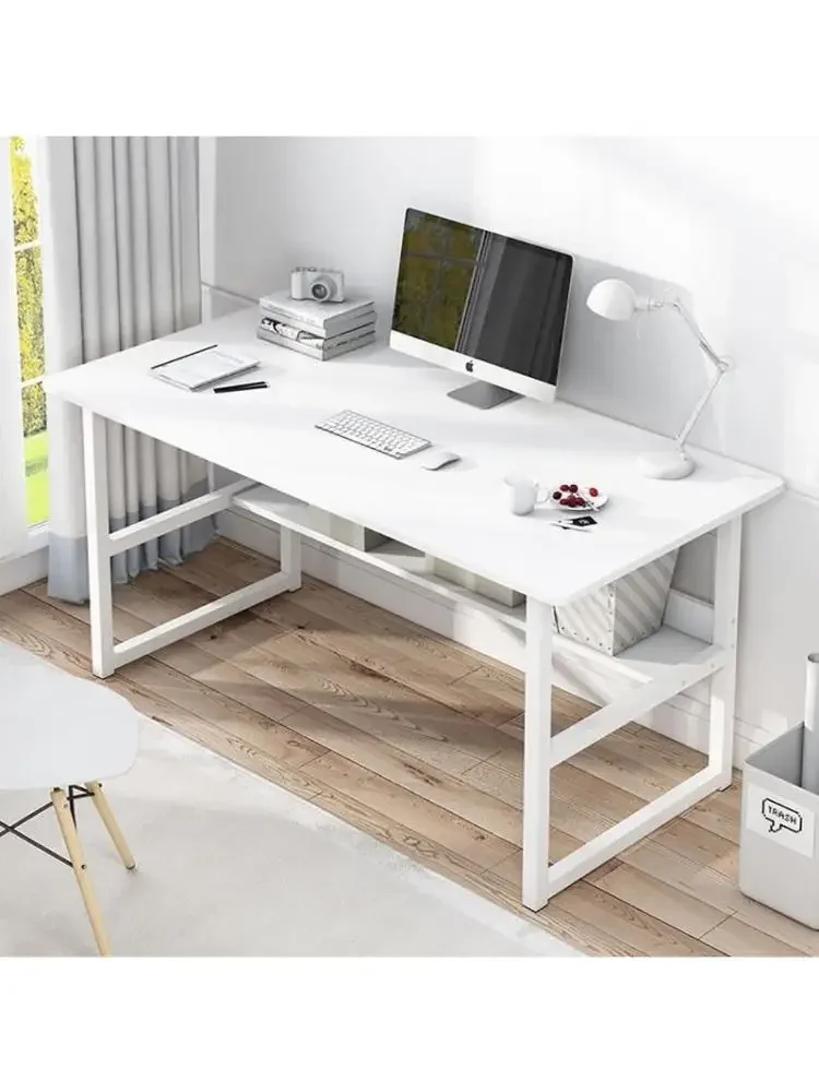 

Home Office Bookshelf Wooden with Storage Shelf Modern Laptop Desk Workstation Furniture Easy To Assemble 120x45x72