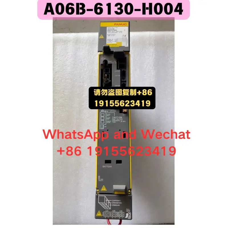 Used OEM disassembled parts A06B-6130-H004 Driver Functional test OK Quick delivery