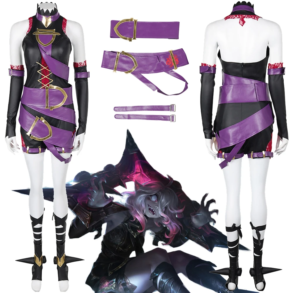 

Game LoL Briar Cosplay Classic Costume Fantasy Gothic Lolita Outfits Anime Adult Women Halloween Party Fantasia Female Suit