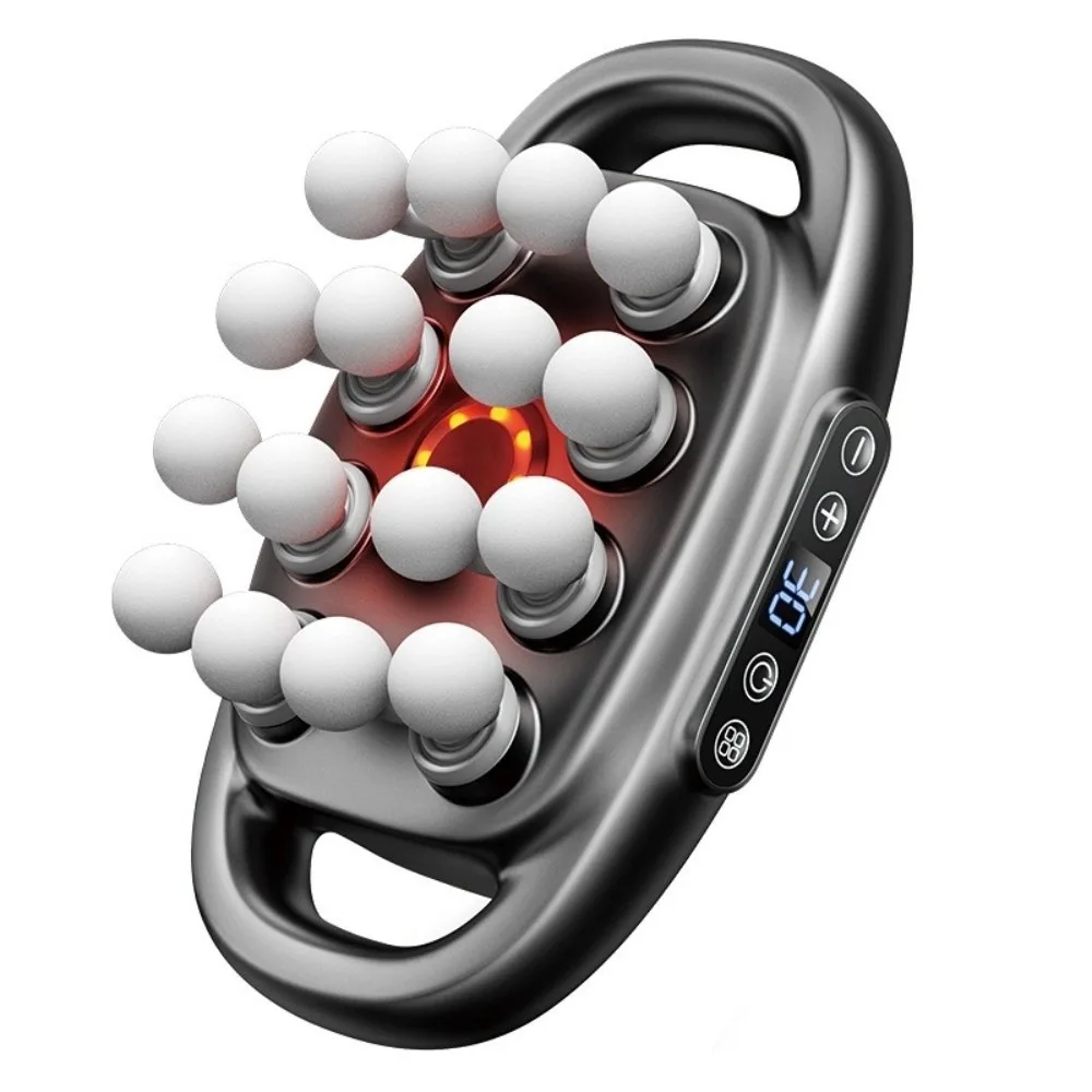 

8/12/16-Head Fascia Equipment High Frequency Electric Waist Massager 30 Gear Adjustable Vibration Neck Shoulder Masajeador