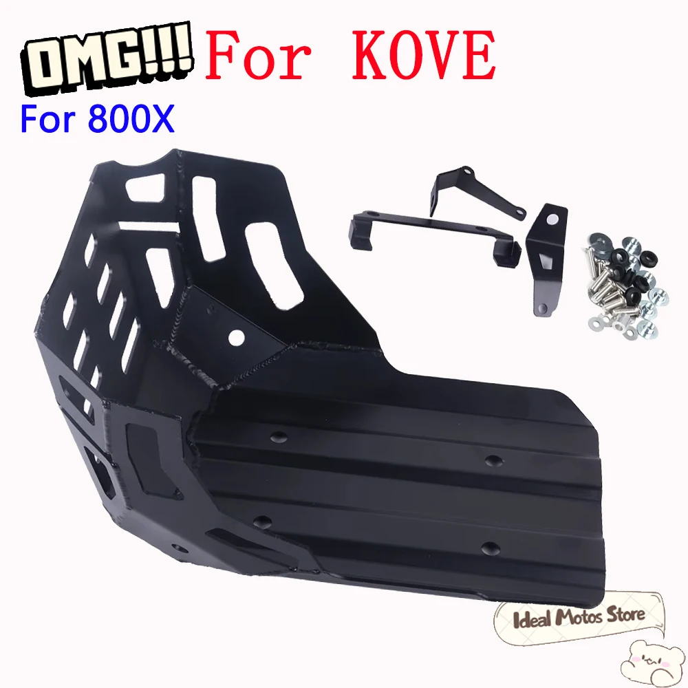 

For KOVE 800X 800X Colove Motorcycle New Engine Skid Plate Aluminum Alloy Chassis Protector Off-Road Bash Guard Belly Pan Cover