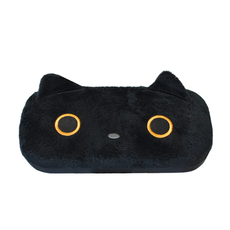 

Kutusita Nyanko Black Cat Plush Glasses Case Cute Kawaii Sunglasses Case Organizer Anime Glasses Box Spectacle Eyeglass Cases