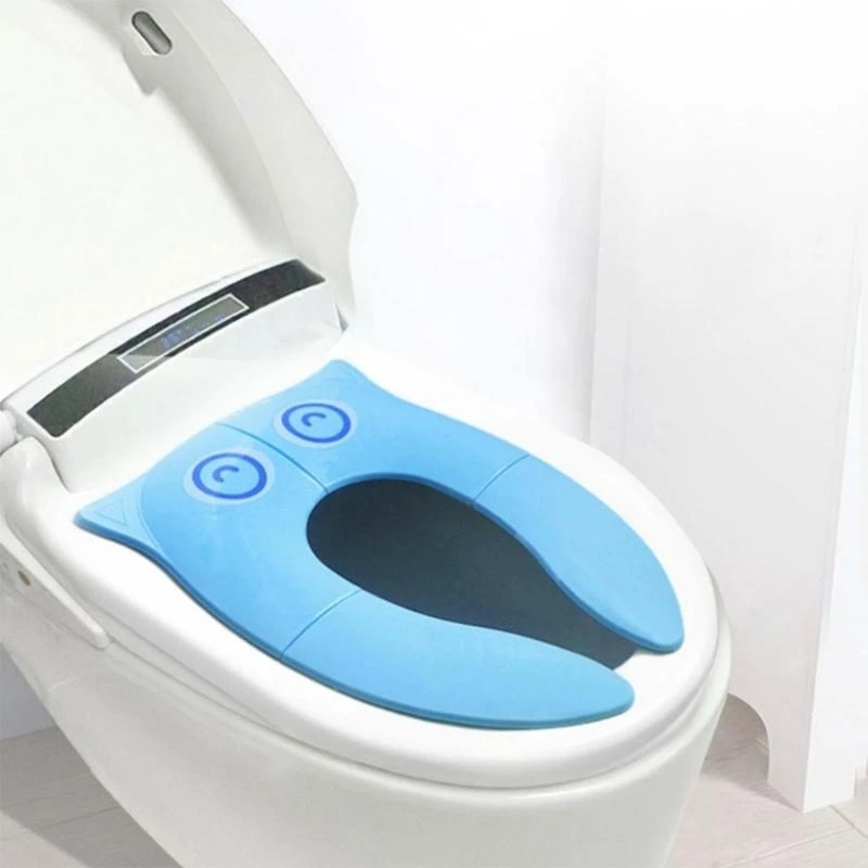 J15U Baby klappbarer Reise-Töpfchensitz, rutschfester tragbarer Toiletten-Trainingssitz für Kinder