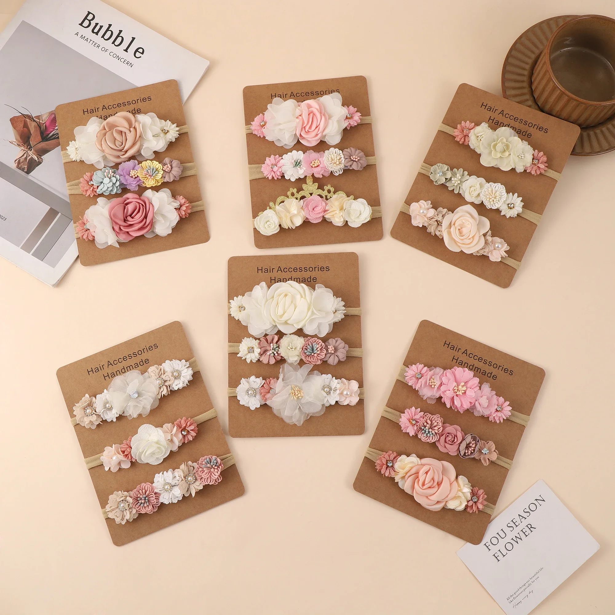 Art And Craft Hair - 3pcs/lot Baby Girl Headband Cute Baby
