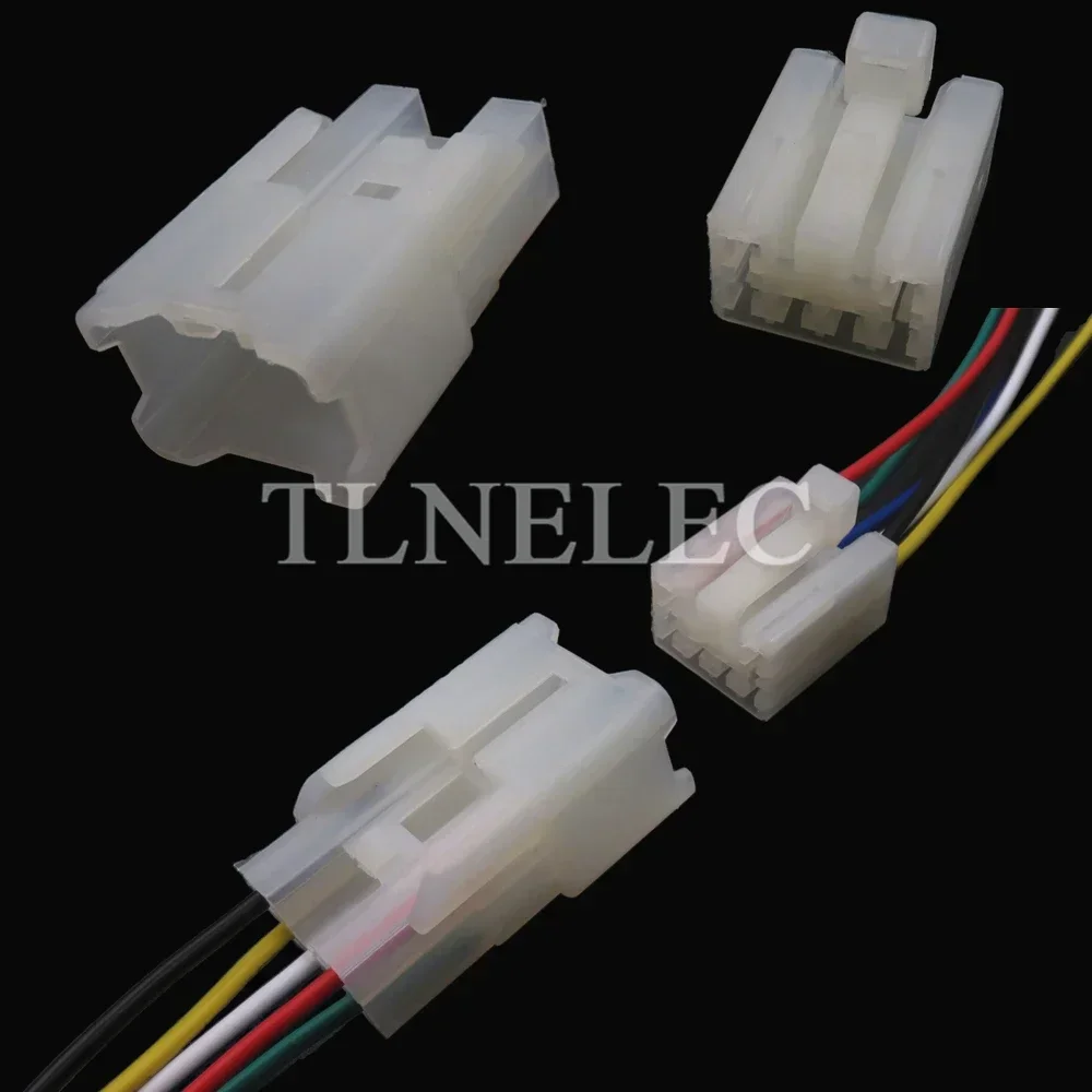 6 Pin Way Auto Wire Cable Unsealed Socket With Wires Car Audio Modification Connectors MG610152 7122-1360 7123-1360