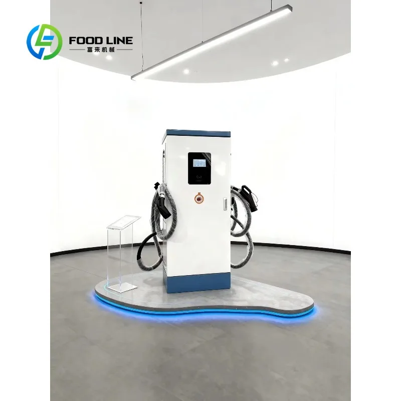Customized 60‑120kw floor‑stand dc ev charger multi‑socket gbt ccs2 ocpp for commercial charging venue purchasers