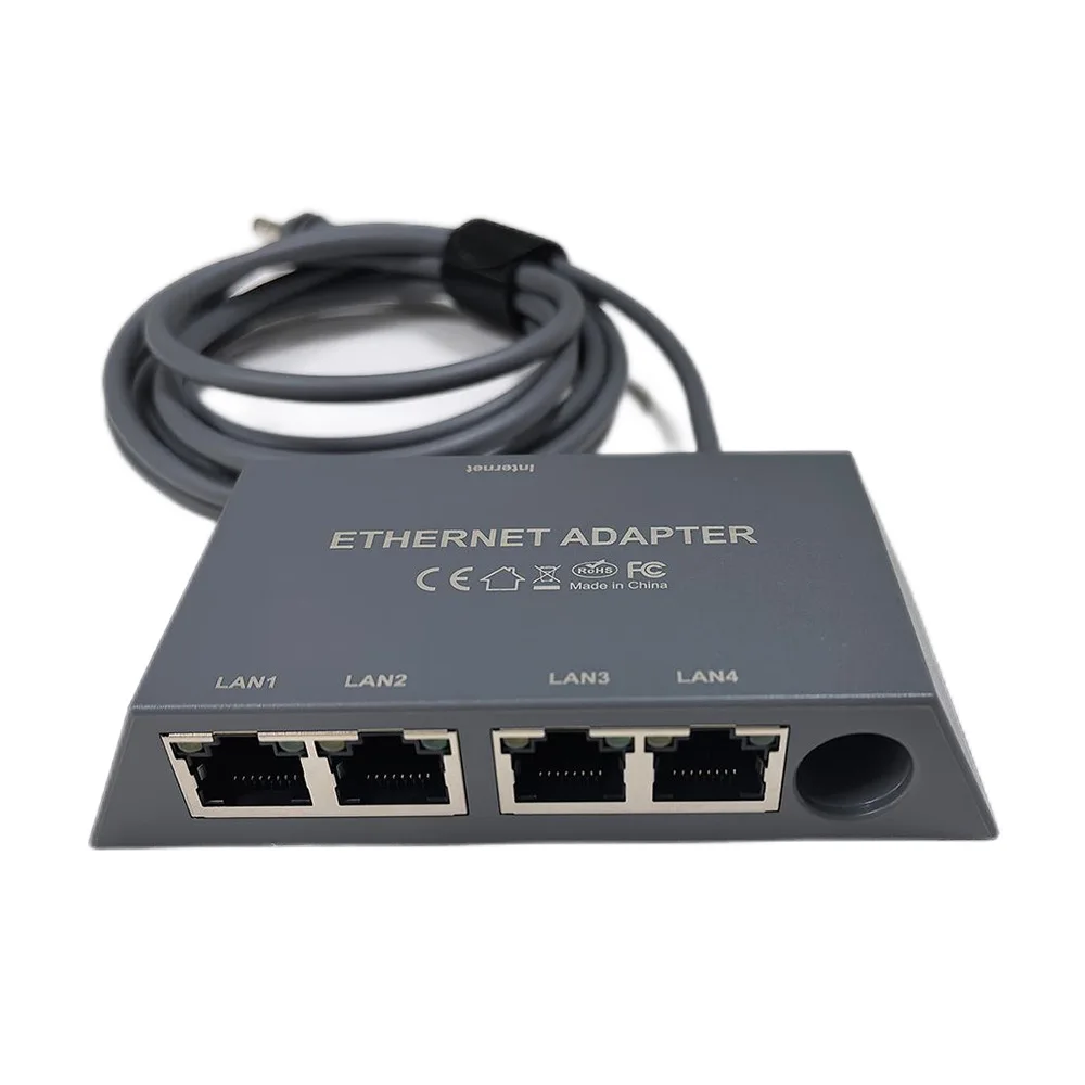 

for Starlink Gen3/Mini Ethernet Adapter with 4 RJ45 Ports,Multi Ports for Starlink Ethernet Adapter with Wired External Network