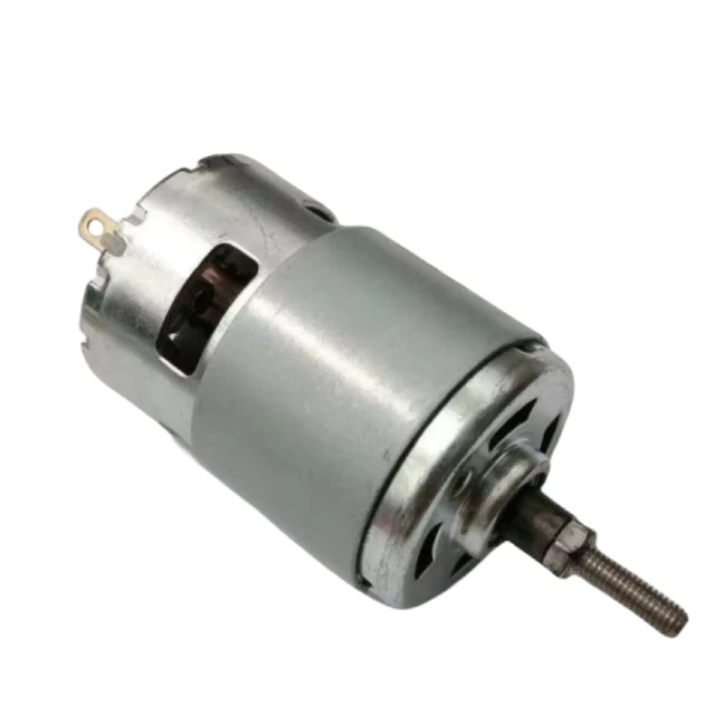 755 Type Motor for Weed Trimmer - 21V Lithium Battery Grass Cutter Motor with Long Shaft for Efficient Weed Cutting and Trimming