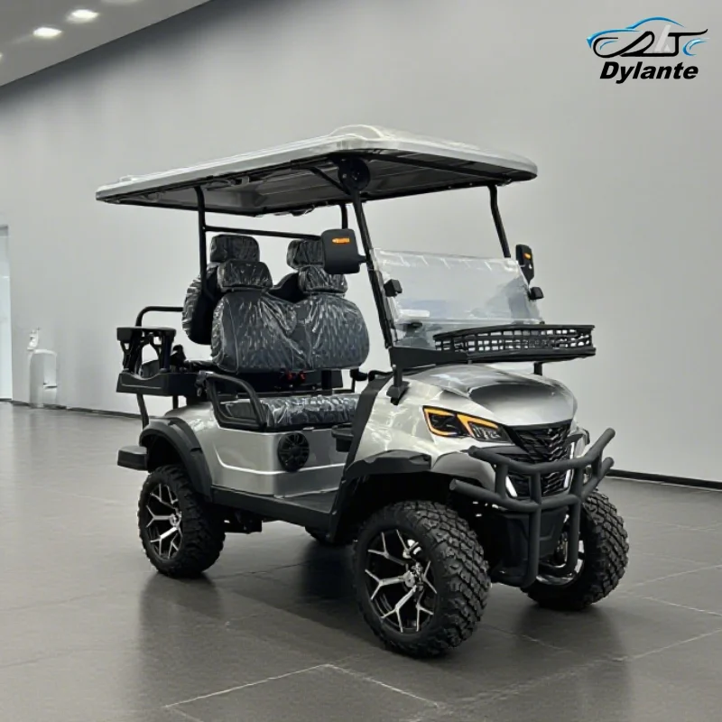 Wholesale Best New 4 Seater Luxury Sightseeing Bus Eco-Friendly Low Noise Electric Hunting Golf Cart