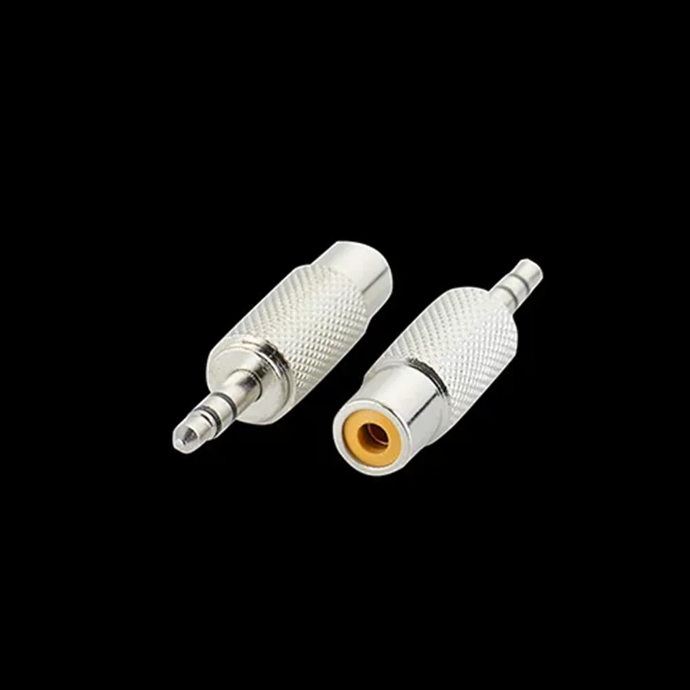 

2pcs/lot RCA Female to 3.5mm 1/8" Stereo Male Audio Adapter