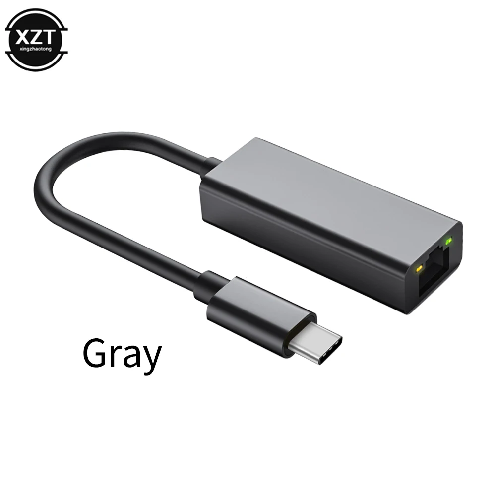 Nuovo adattatore Lan da USB C Ethernet USB-C a RJ45 per MacBook Pro Samsung Galaxy S9/S8/Note 9 scheda di rete di tipo C USB Ethernet