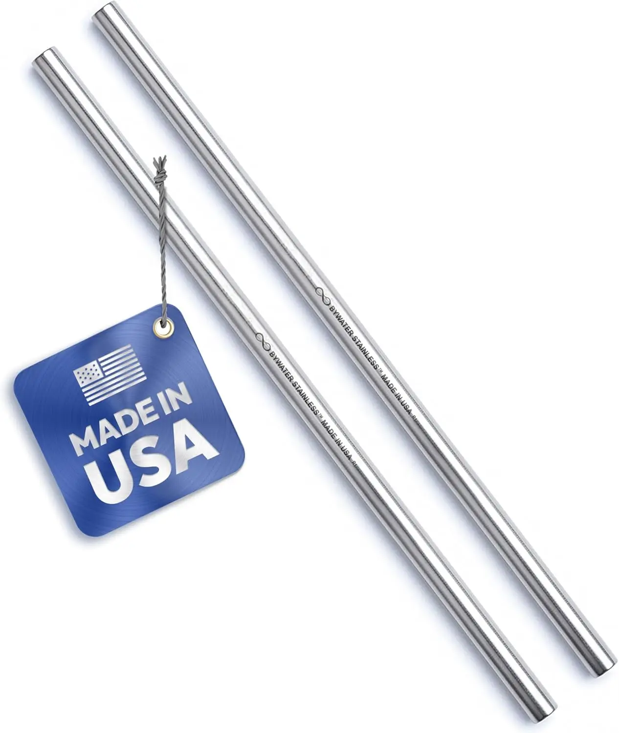 

Premium 10.5 Inch Stainless Steel Straw Set of 2, Fits Stanley Yeti Tumblers, Food Grade Safe