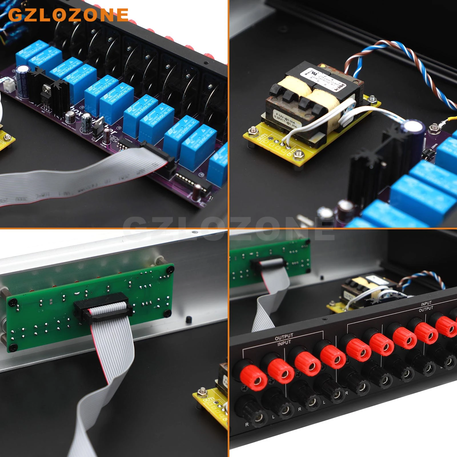 Imagem -05 - Zerozone Zl01 Remoto Selecionar Altofalante Switcher Amplificador Switcher Dentro a para Fora ou em para Fora