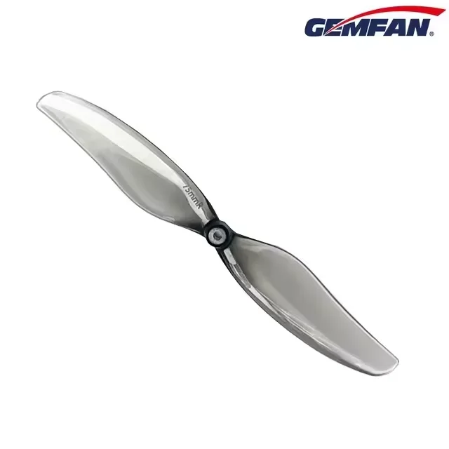 ใบพัด Gemfan 75 มม. 2 ใบพัด ทำจากพลาสติก PC ขนาด 1 มม. 1.5 มม. สำหรับโดรน Tello FPV Freestyle 3 นิ้ว Hurricane อะไหล่ทดแทนสำหรับงาน DIY จำนวน 4 คู่