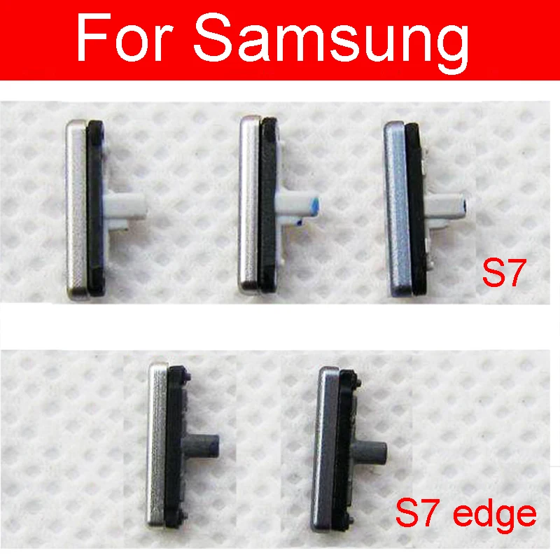 Do Samsung Galaxy S7 G930 G930F S7 Edge G935 G935F Przycisk włączania i wyłączania głośności Przycisk boczny Elastyczny kabel Części zamienne