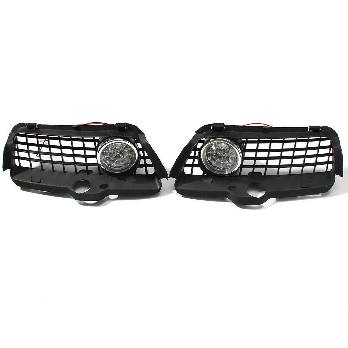 For Vw Mk3 Golf Jetta 1992-1998 Front Bumper Grille 6000K White Led Drl Driving Fog Light Car Accessories