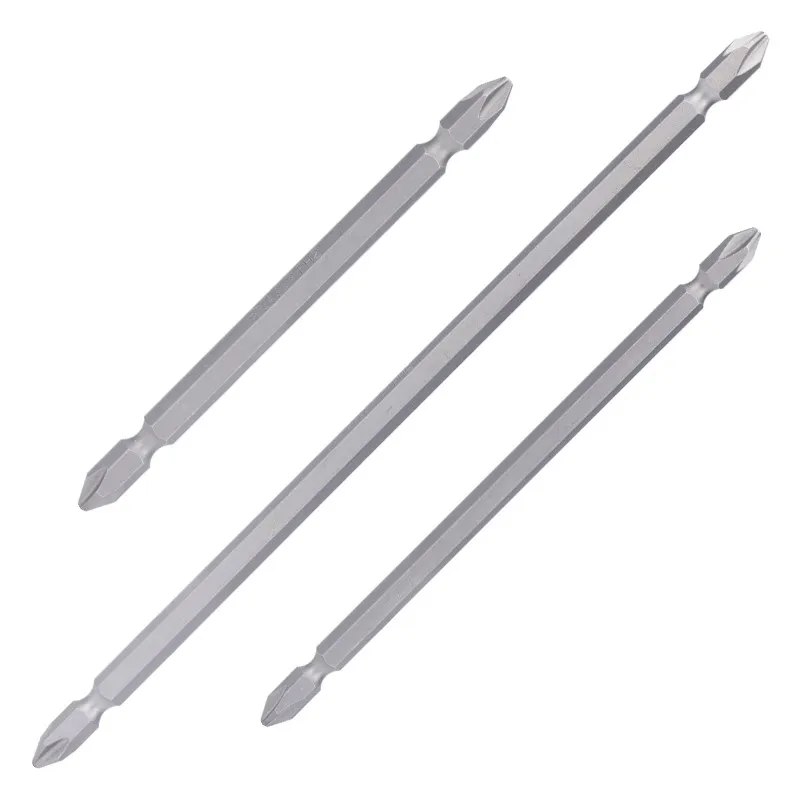 XCAN Double Head Screwdriver Bit 6mm Diameter Magnetic Cross Head Screwdriver Bits 110/150/200mm Length Hand Tools