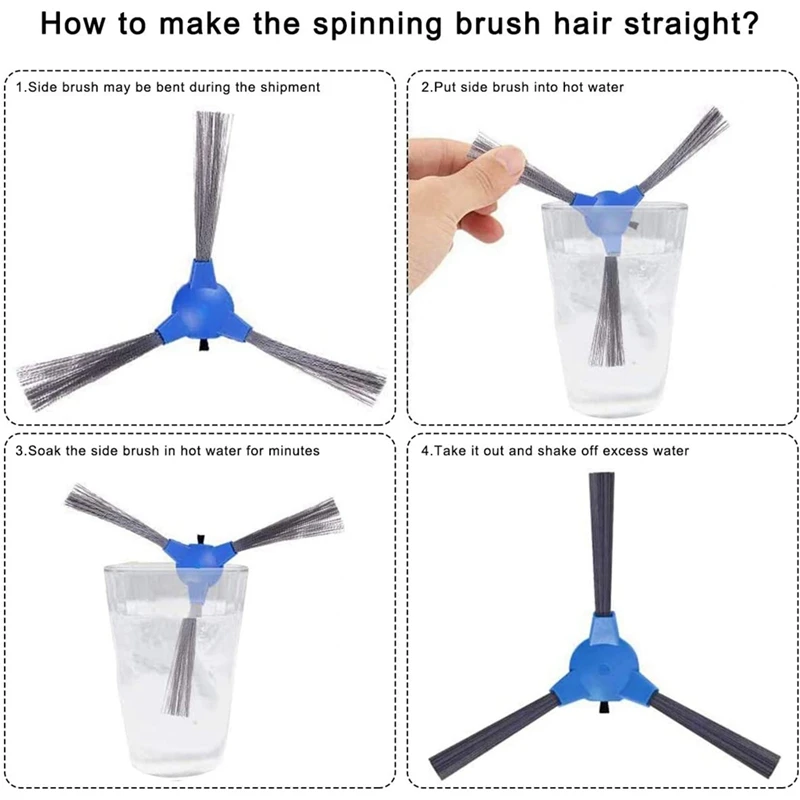 Accessoires pour aspirateur Fy Robovac 11S, Robovac 30, Robovac 30C, Robovac 15C, pièces de rechange, brosse, filtre Hepa