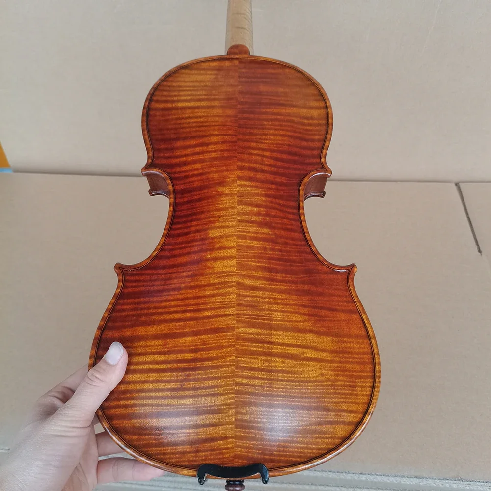 Strong tone！Handmade Violin 4/4 Italian antique style Vintage Oil-Based professional violin musical instrument with case