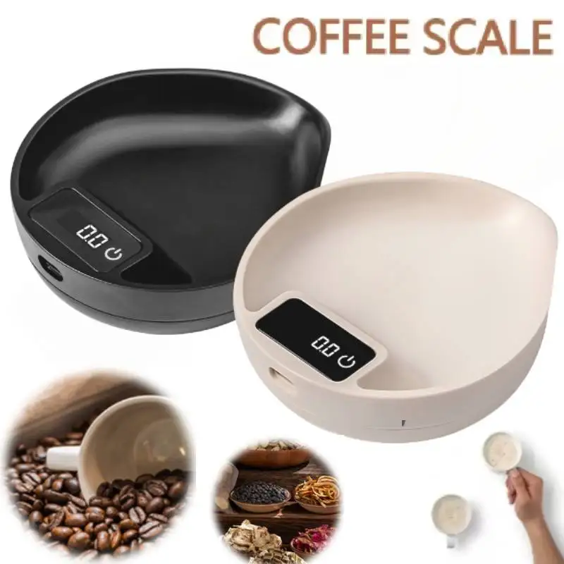 

Миниатюрные электронные весы для кофе, цифровые весы для кофейных зерен, весы для эспрессо с дисплеем, портативные кухонные весы