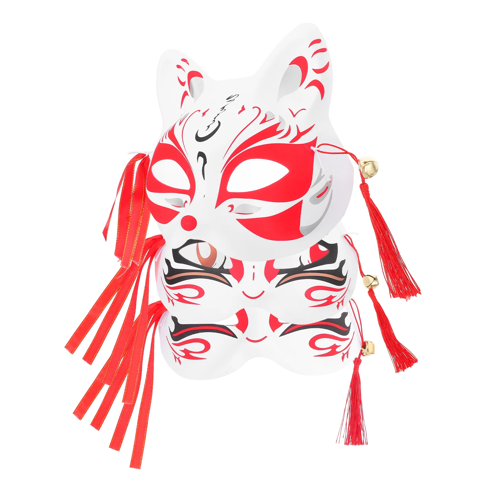 

3 Pcs Cat Face Mask Masquerade Carnival Masks for Adults Prop Animal Cosplay Fox