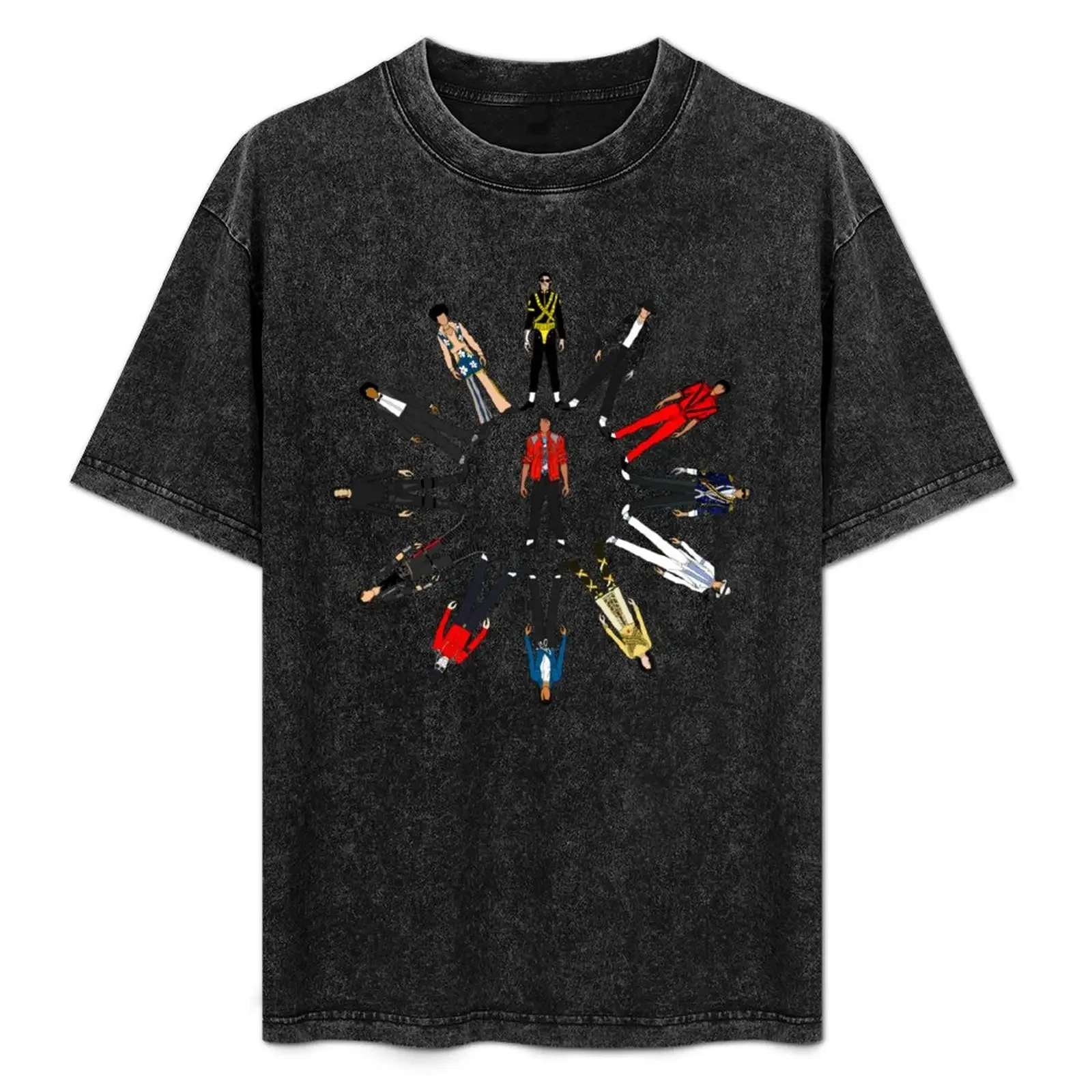 

Moon Walk T-Shirt tops blue lock custom t shirt anime shirt black t shirts for men