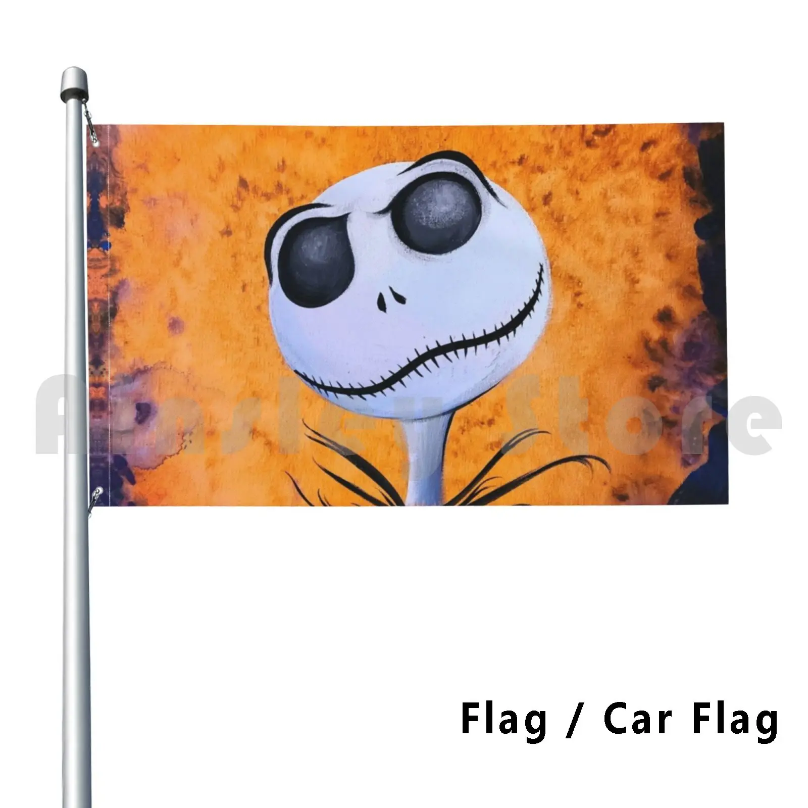 Pumpkin King Outdoor Decor Flag Car Flag Nightmare Before Christmas Nightmare Tim Burton Halloween Halloween