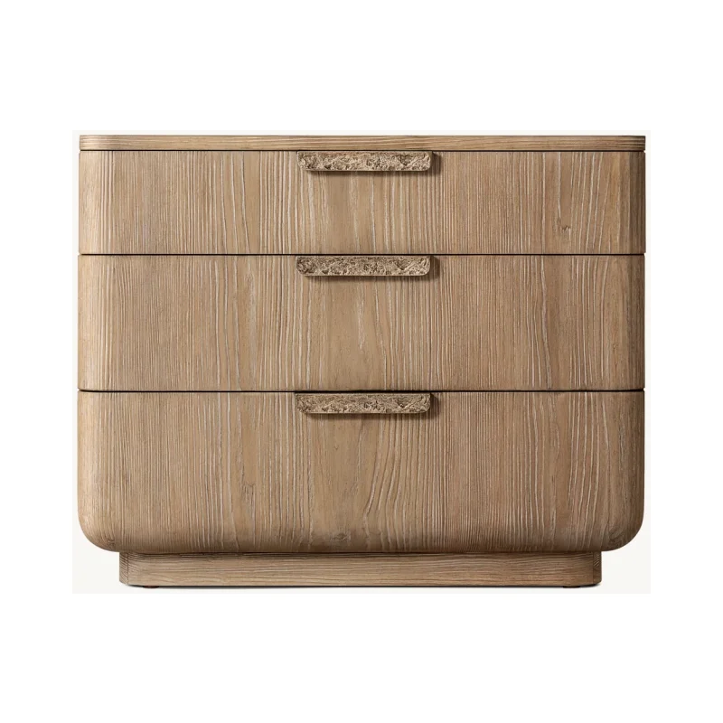 

Fresh Arrival European Nightstands Modern Oak Mid Century Classic Nordic Solid Wooden Nightstand