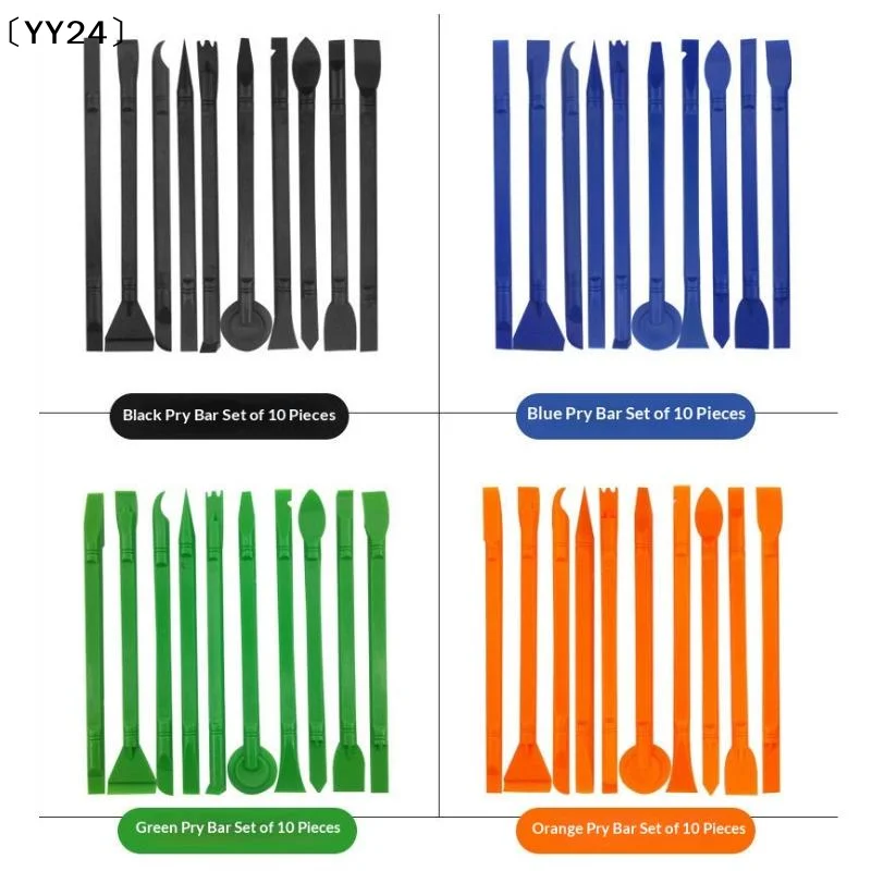 10Pcs/Set 10 In 1 Plastic Crowbar Disassembly Spudger Opening Tools Kit For Phone Pad Tablets Laptop PC Repairing  Tools〔YY24〕