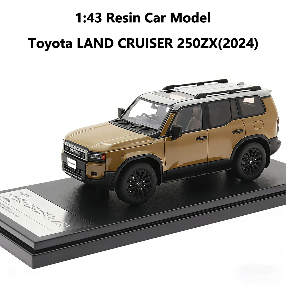 1:43 Scale Resin Model Car Toyota Land Cruiser 250 ZX 2024 | High Simulation Diecast Vehicle | Hi-Story Collectible Display Toy