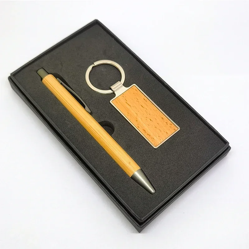 

2025/Promotional Business Gift Set Luxury Keychain Pen Notebook Executive Kits Support Custom Corporate Gift Set For Women
