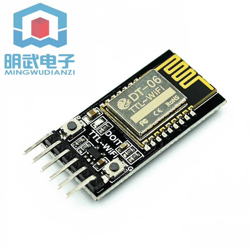 DT-06 Wireless WIFI Serial Port Transparent Transmission Module TTL To WIFI Compatible Bluetooth HC-06 Interface ESP-M2