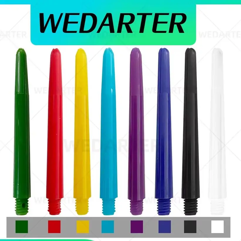 

WEDARETR 10Pcs/lot Nylon Dart Shafts 2BA Screw Thread Plastic Darts Rod Stems Darts Accessories For Standard 2BA Screw Thread