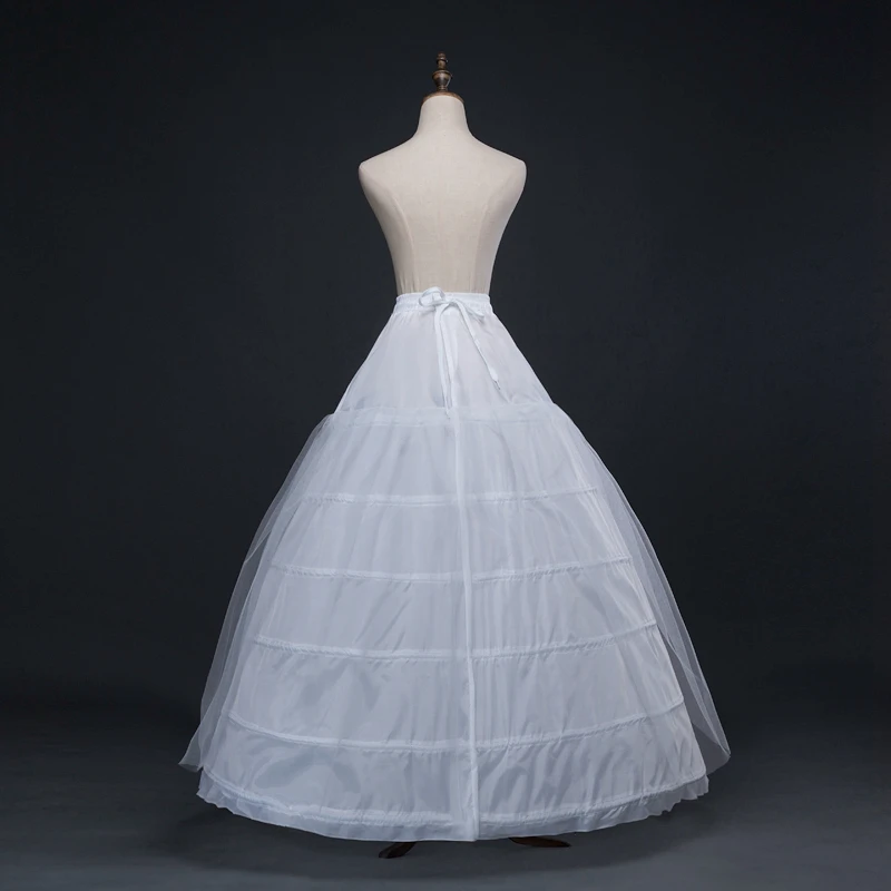 Six Steel Ring plus Yarn Crinoline Lengthened Extra Large Bridal Wedding Dress Performance Adjustable 6 Bone Slip Dress