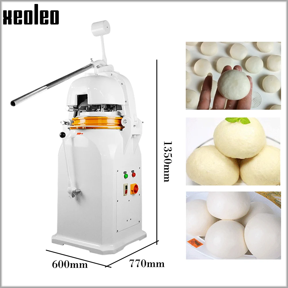 XEOLEO Multifunctional Commercial 30pcs Semi-automatic Dough Divider Rounder /Rolled Pizza Dough/Dough Ball Making Machine