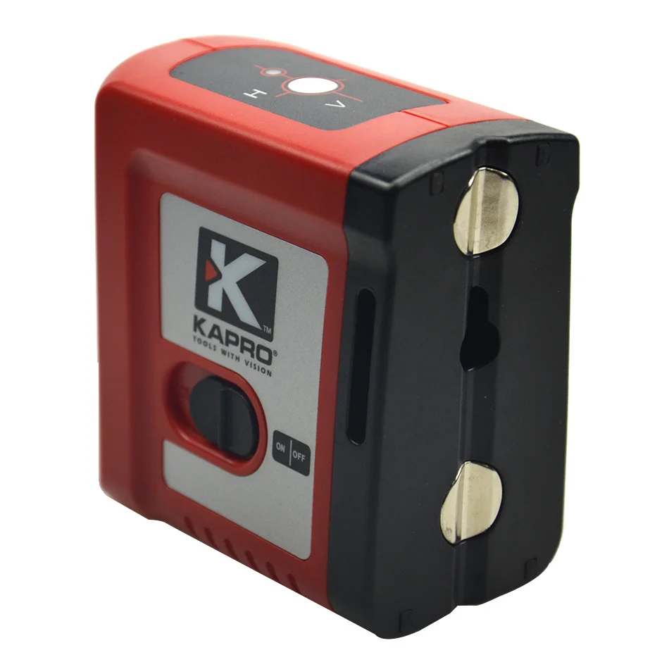 KAPRO Self-Nivelamento Laser Level Meter com Magnet Cross Beam, luz vermelha e verde, instrumento profissional, de alta precisão, 2 Line