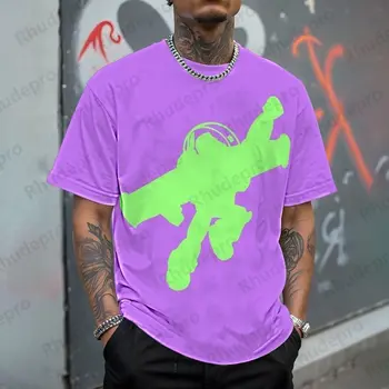 迪士尼男士玩具總動員巴斯光年印花T卹,復古圓領短袖,時尚寬鬆夏季街頭服飾 6 最佳銷售 巴斯光年原版 - №4