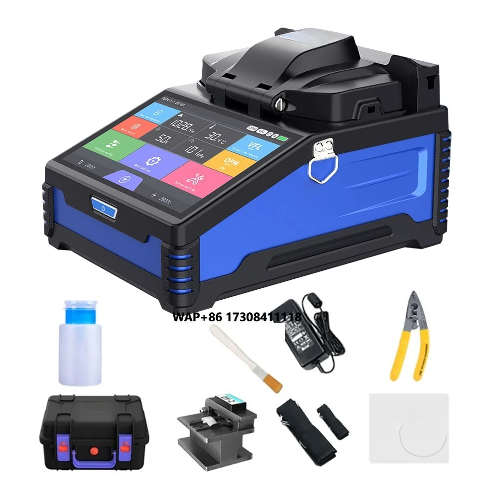

K3 6S 300X SMF Opm+VFL Fusion Optical Fiber Welding Machine FTTH Optical Fiber fusion Splicer for Network Fiber