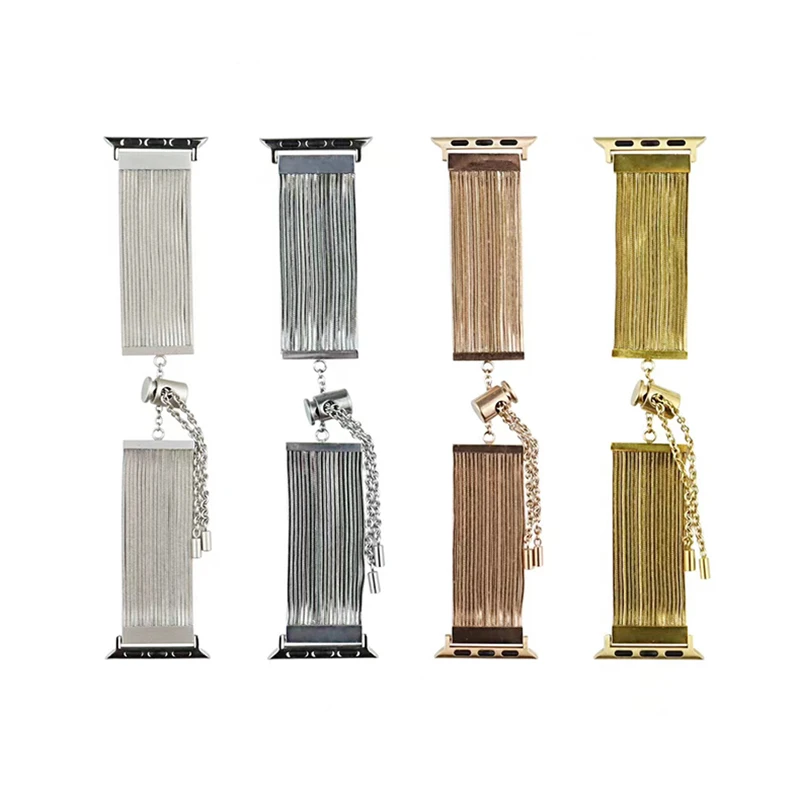 Stainless Steel Bracelet for Apple Watch Band 40mm 49 42 44  45 38 41 Watch Strap for IWatchband 8 6 5 4 SE Apple Watch Series 7