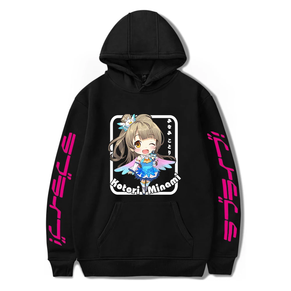 

2023 LoveLive! Kotori Minami μ's school idol Print Autumn and Winter Holiday Men/Women Kawaii Hooded Sweet Streetwear Hoodies