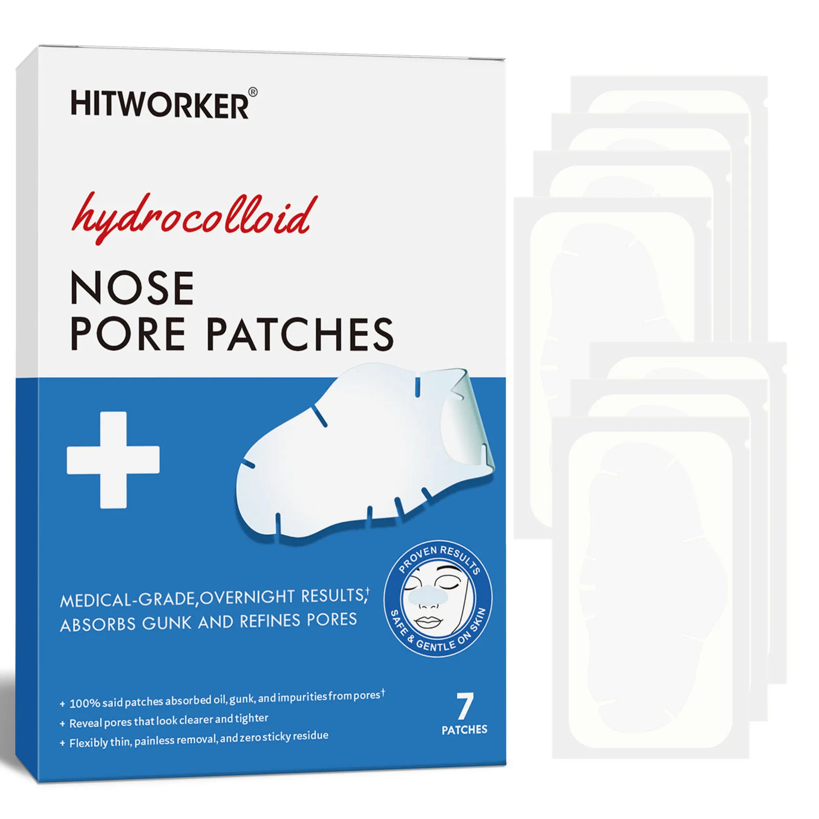 Neus Poriën Patches Diepe Reiniging Neus Poriën en Mee-eters Neus Reiniging Patch Reiniging Gezichtsverzorging Tool Huidverzorging