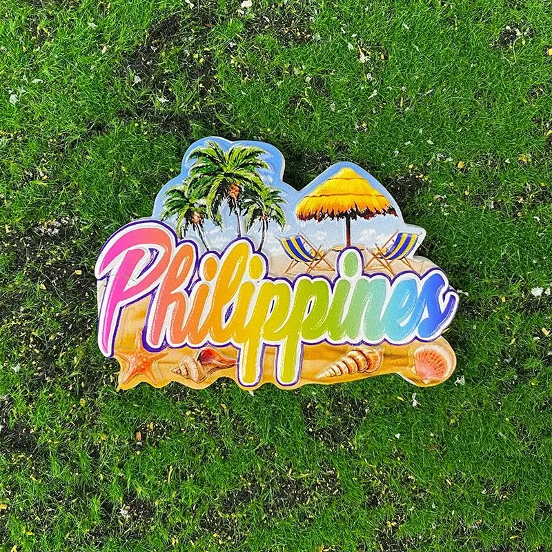 

Philippines 3D Tropical Beach Resin Fridge Magnets - Cute & Strong Decorative Magnets for Refrigerator, Kitchen & Home