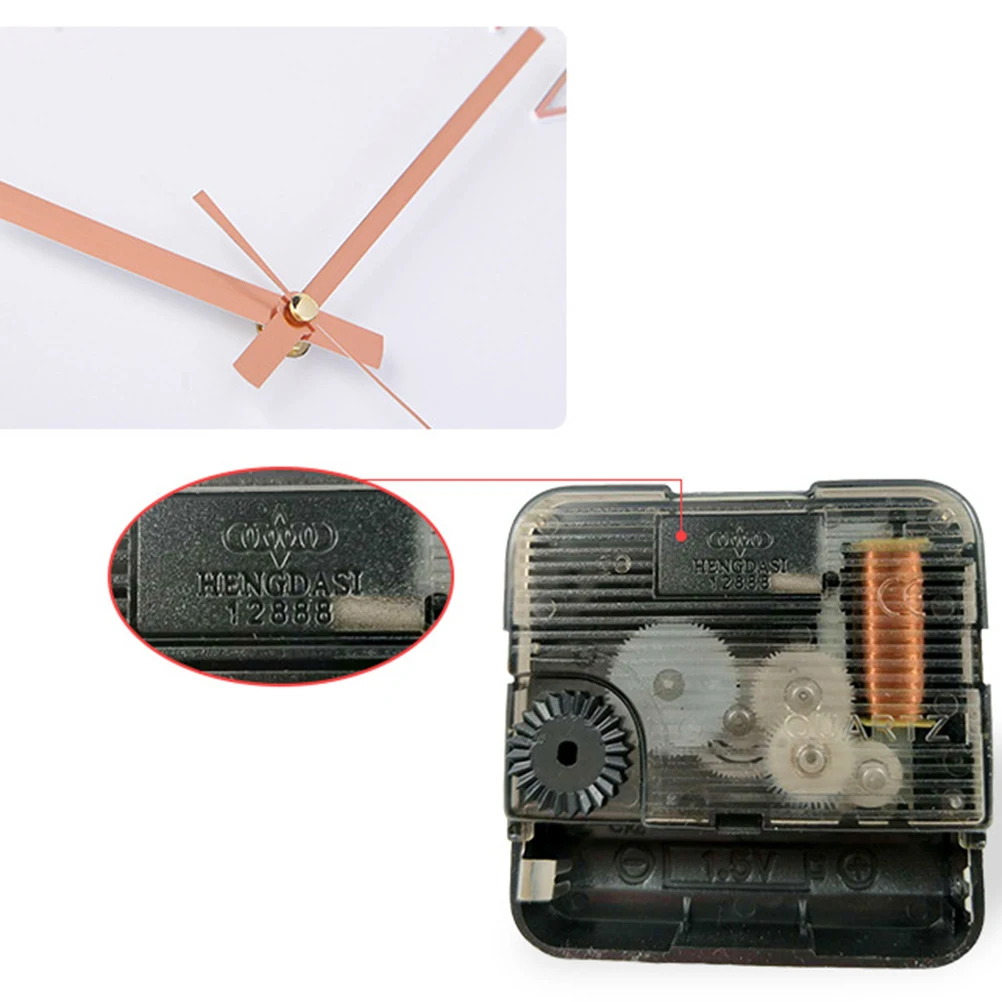 

12 Inch Mute Wall Clock Round Hanging Clock for Living Room Bedroom Rose Gold Silent Design No Ticking Accurate Time