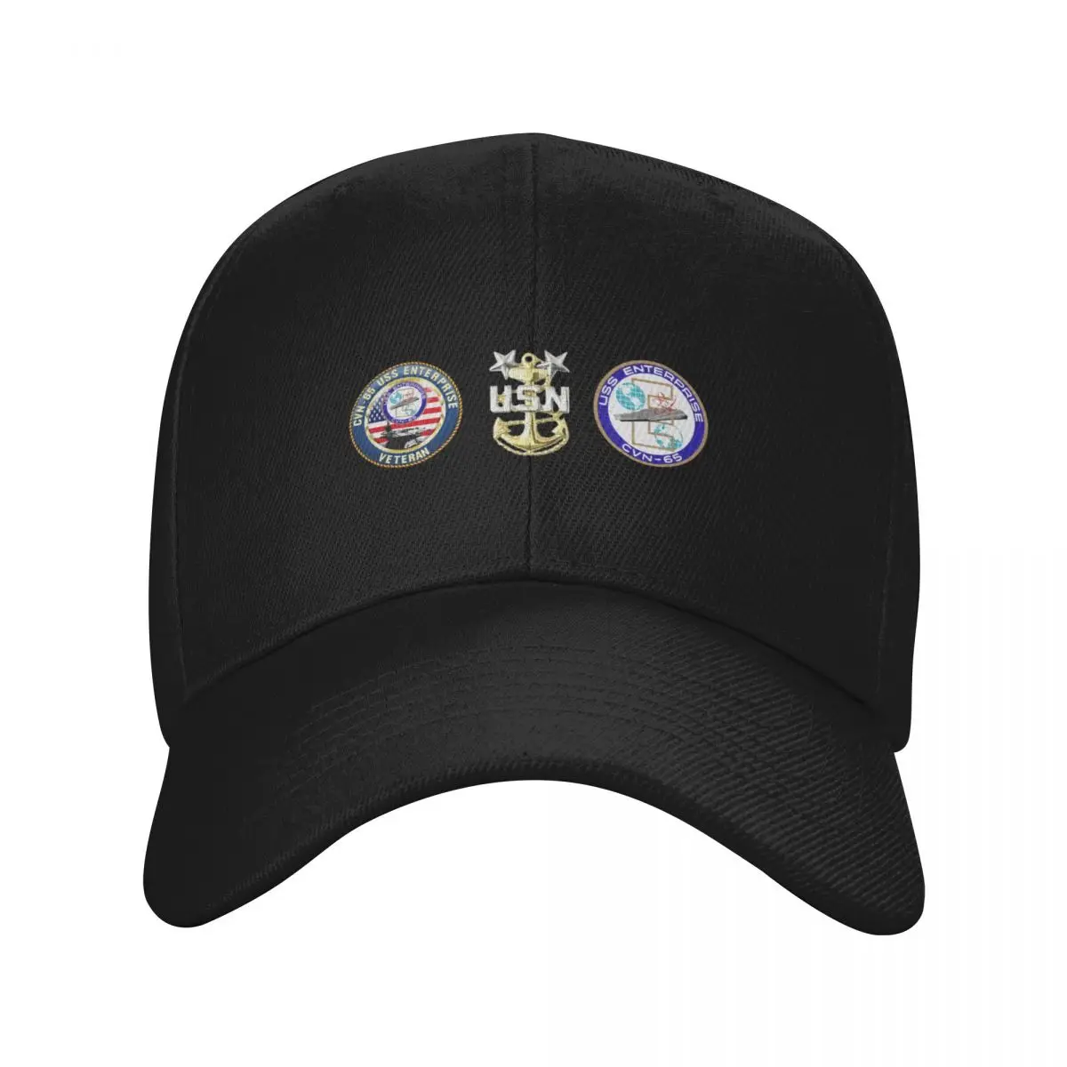 CVN-65 USS Enterprise Baseball Cap Sports Cap fashionable Hip Hop Luxury Brand Women's Beach Outlet 2024 Men's